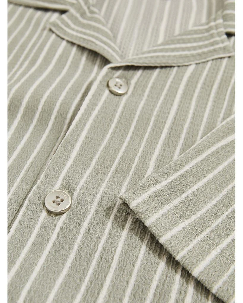 REISS Textured Printed Camp Shirt 5