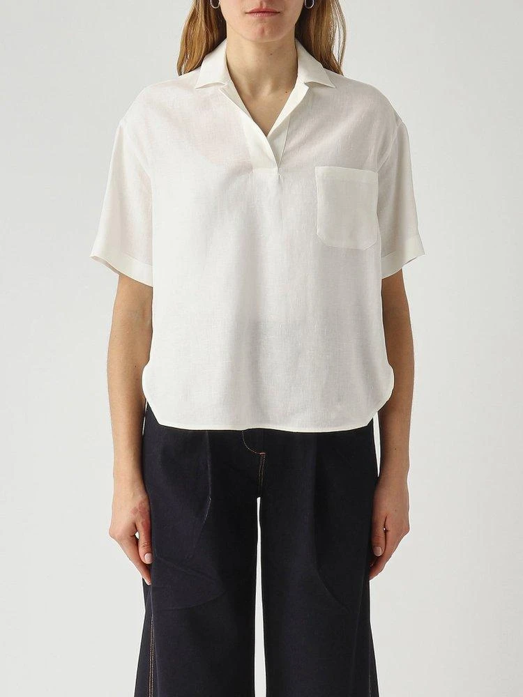 GRAN SASSO Gran Sasso Short-Sleeve Polo Top