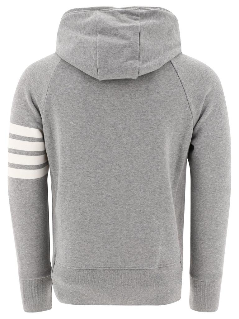 Thom Browne Thom Browne Classic Loopback 4-Bar Zip Hoodie