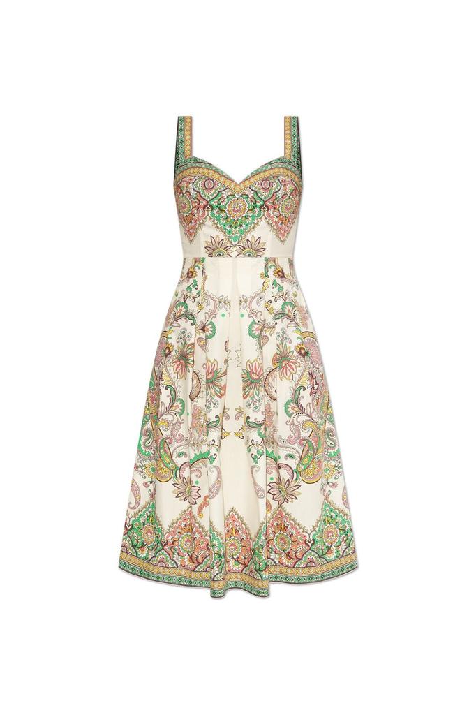 オールインワン・サロペット Etro Midi Dress Short Sleeve In Multicolored Printed ETRO Midi dress - Dresses & Skirts - Compare Prices from 6+