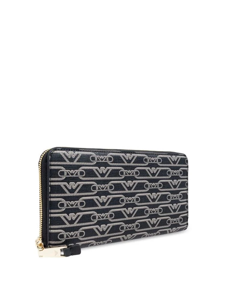Emporio Armani EMPORIO ARMANI - Allover Logo Continental Wallet 1