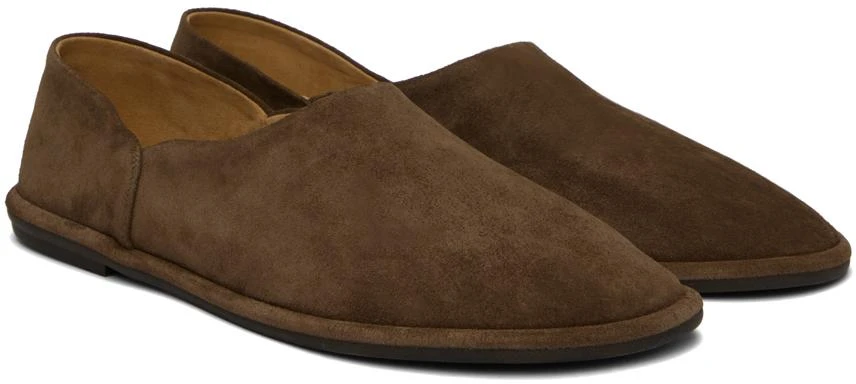 The Row Brown Canal Slip On Loafers 4