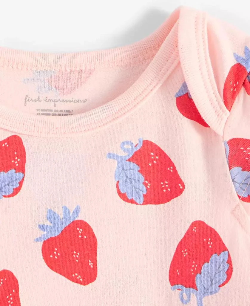 First Impressions Baby Girls Strawberry-Print Skirted Sunsuit, Exclusively at Macy's 2