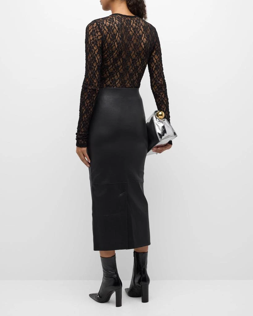 SPRWMN Leather Tube Skirt 4