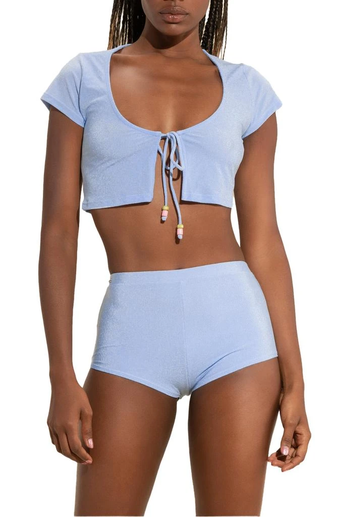 Maaji Serenity Lavender Caryn Cover-Up Shorts 5