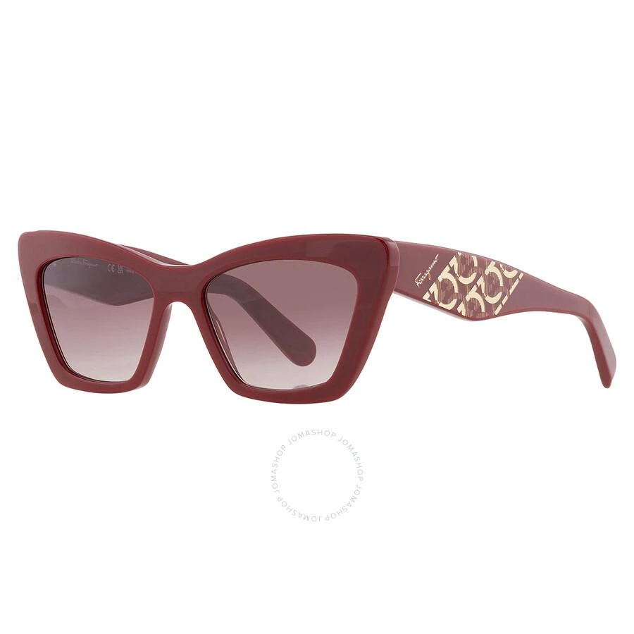 Salvatore Ferragamo Salvatore Ferragamo Bordeaux Gradient Cat Eye Ladies Sunglasses SF1081SE 603 55 3