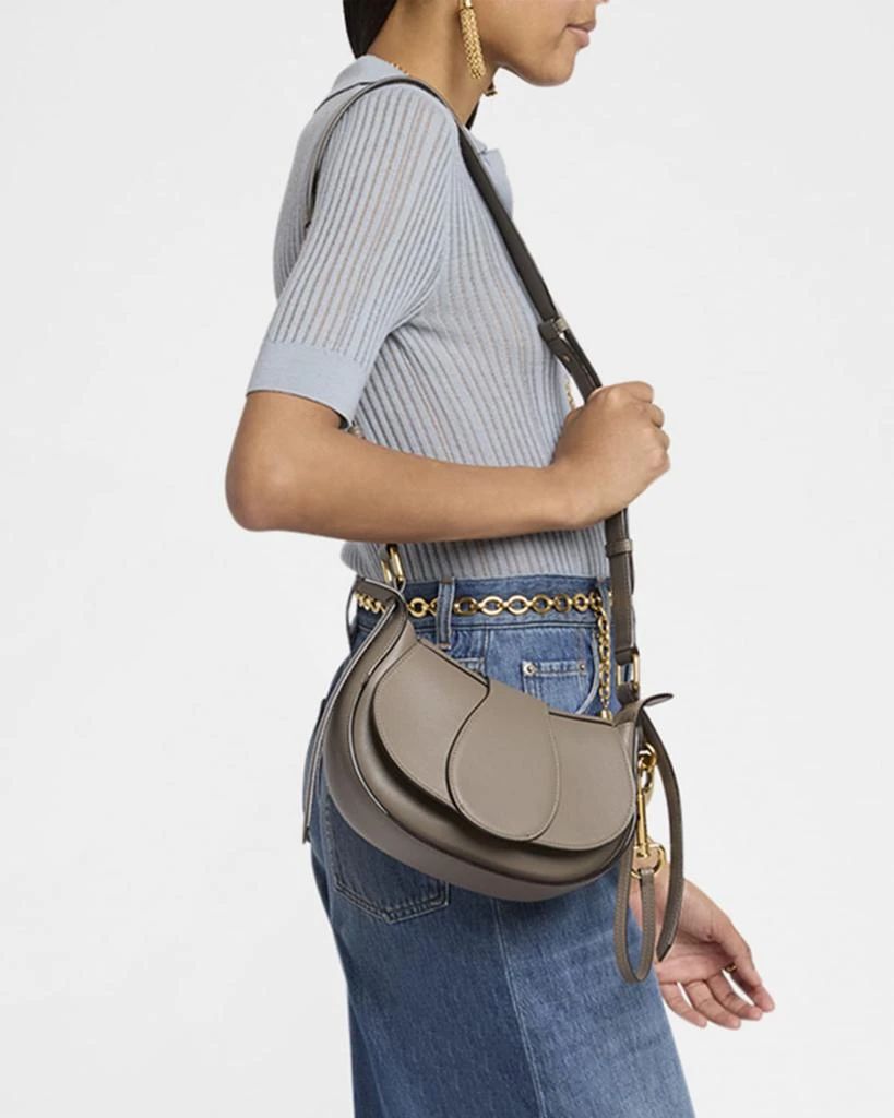 Chloé Ride Small Flap Crossbody Bag in Calfskin 7