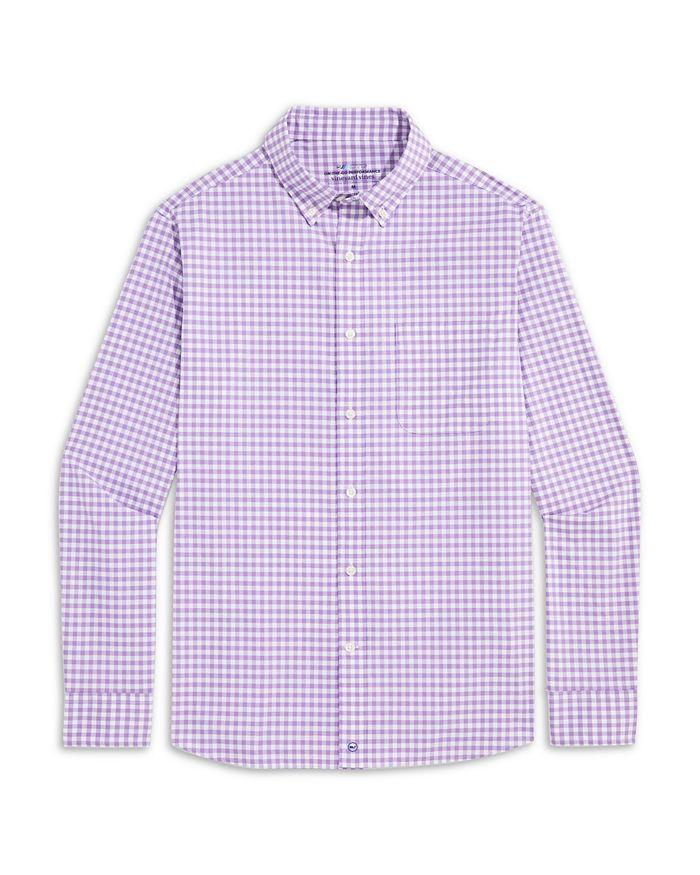 Vineyard Vines Gingham On-The-Go brrr° Classic Fit Shirt