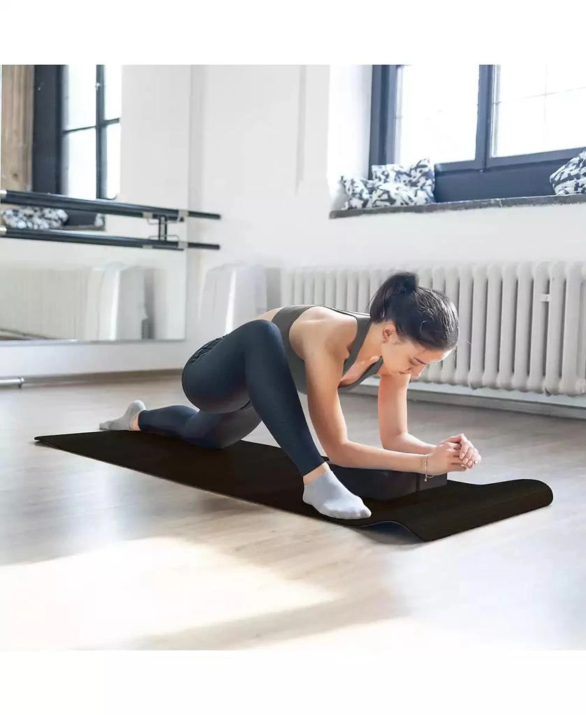 BalanceFrom Fitness 7 Piece Yoga Set with Mat, Stretch Strap
Knee Pad, Black 4