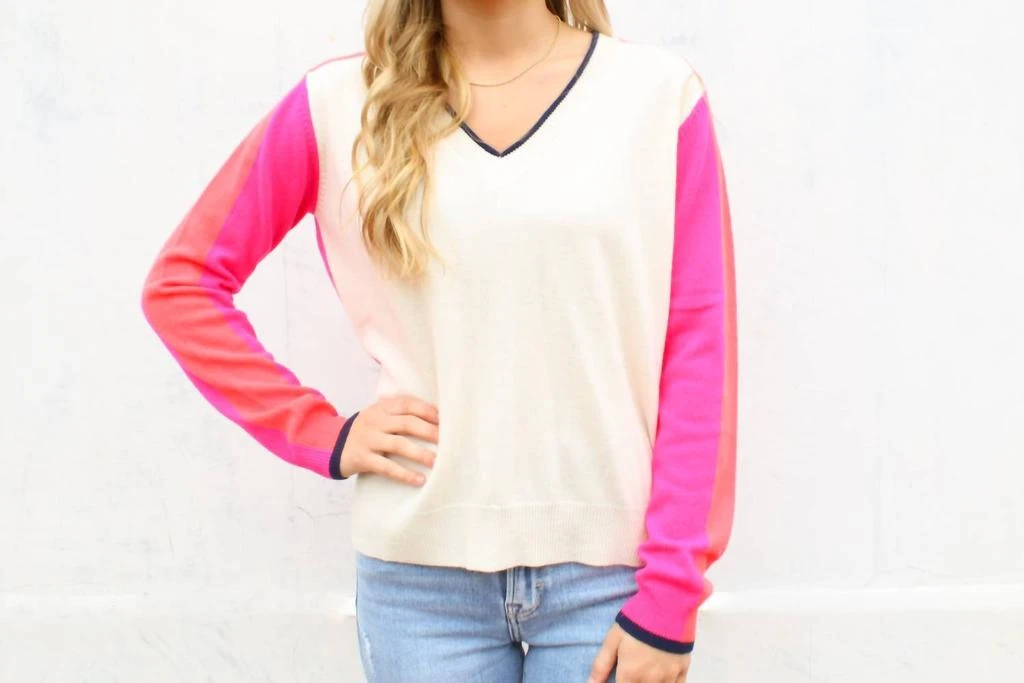 VILAGALLO Vilagallo - Knitwear V-neck Sweater 4