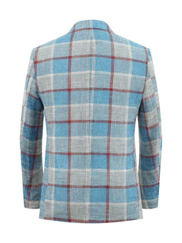 Elie Balleh Slim Fit Plaid Sport Coat 2