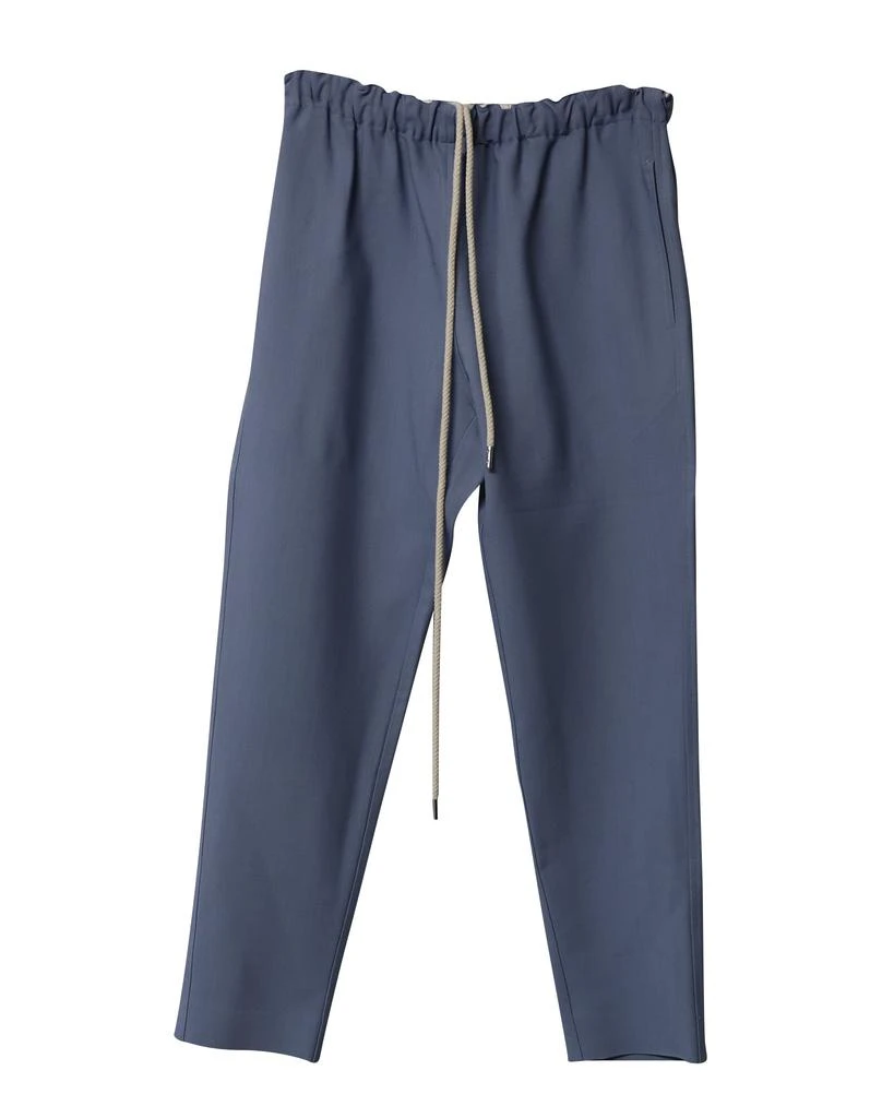 Bassike Bassike Tapered Pants in Blue Viscose 4