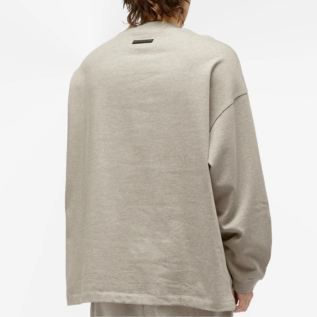 Fear of God ESSENTIALS Fear of God ESSENTIALS Spring Long Sleeve Printed T-Shirt - Dark Heather Oatmeal 3