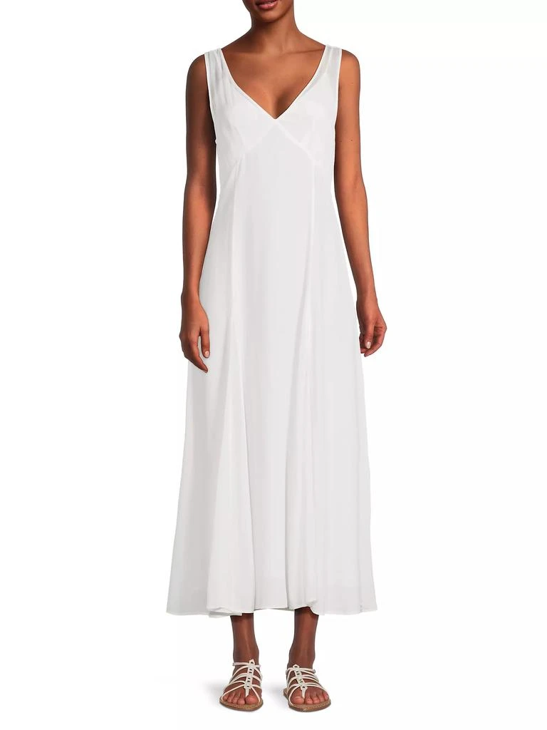 Rue Sophie Lisa Chiffon V-Neck Maxi Dress 2