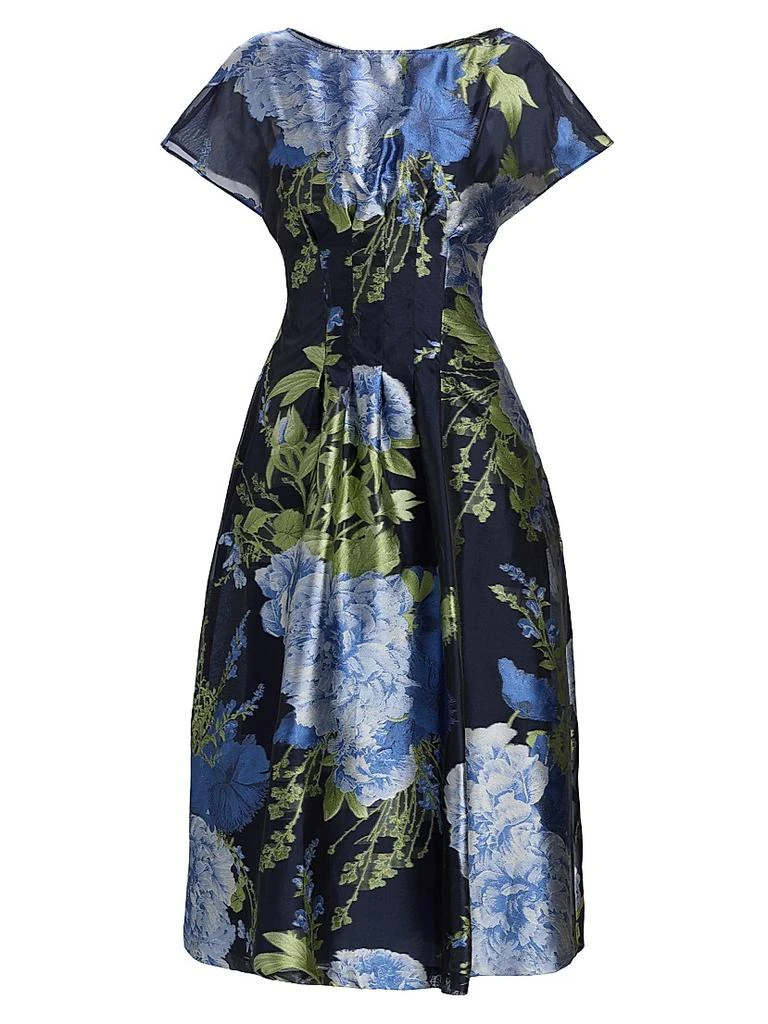 leith floral strappy midi dress Danielle Floral Midi Dress