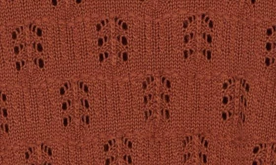 DR2 by Daniel Rainn Scalloped Short Sleeve Pointelle Knit Sweater 4