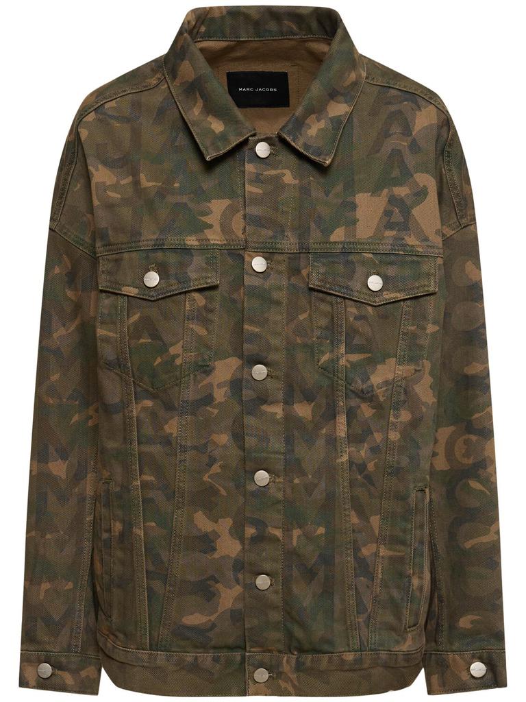 Marc Jacobs Marc Jacobs Monogram Printed Front-Zip Jacket