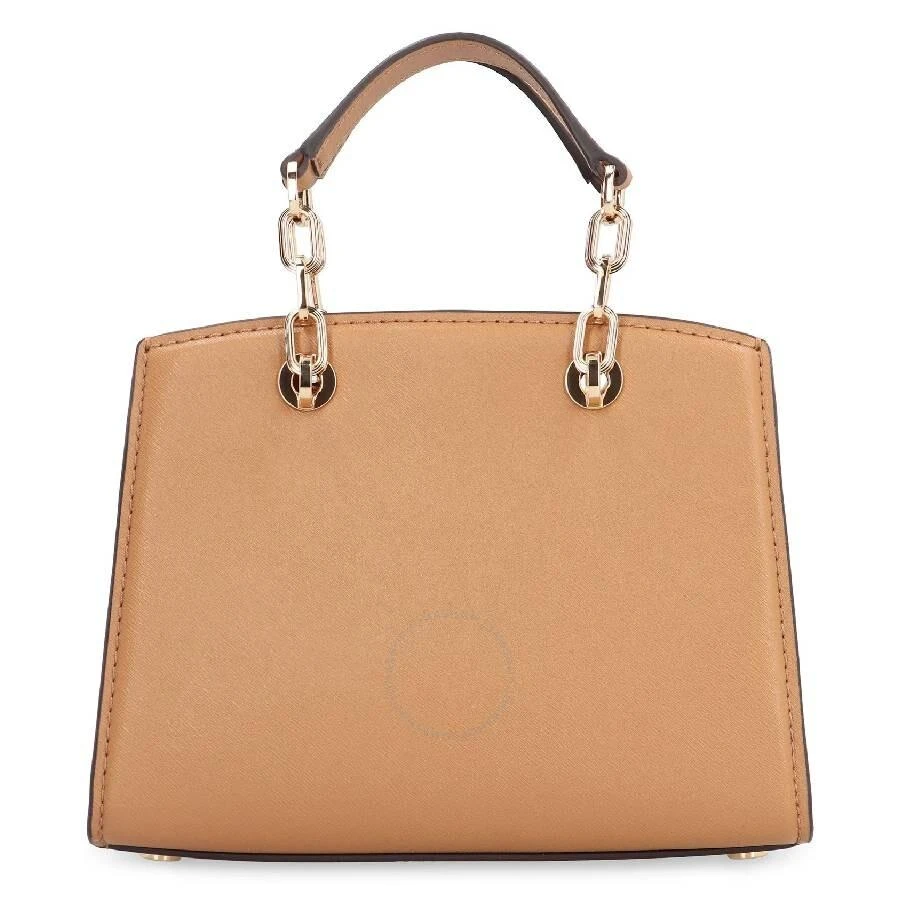 Michael Kors Cynthia Logo-Charm Leather Tote Bag 2