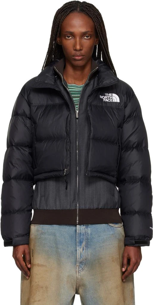 The North Face Black Nuptse Short Down Jacket