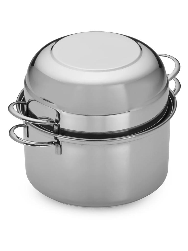 Demeyere Resto 3.2 Quart Stainless Steel Mussel Pot