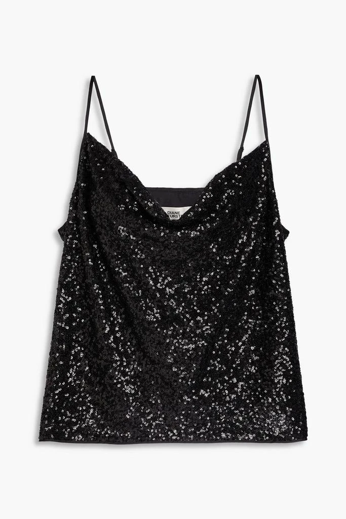 Berlin sequined tulle camisole
