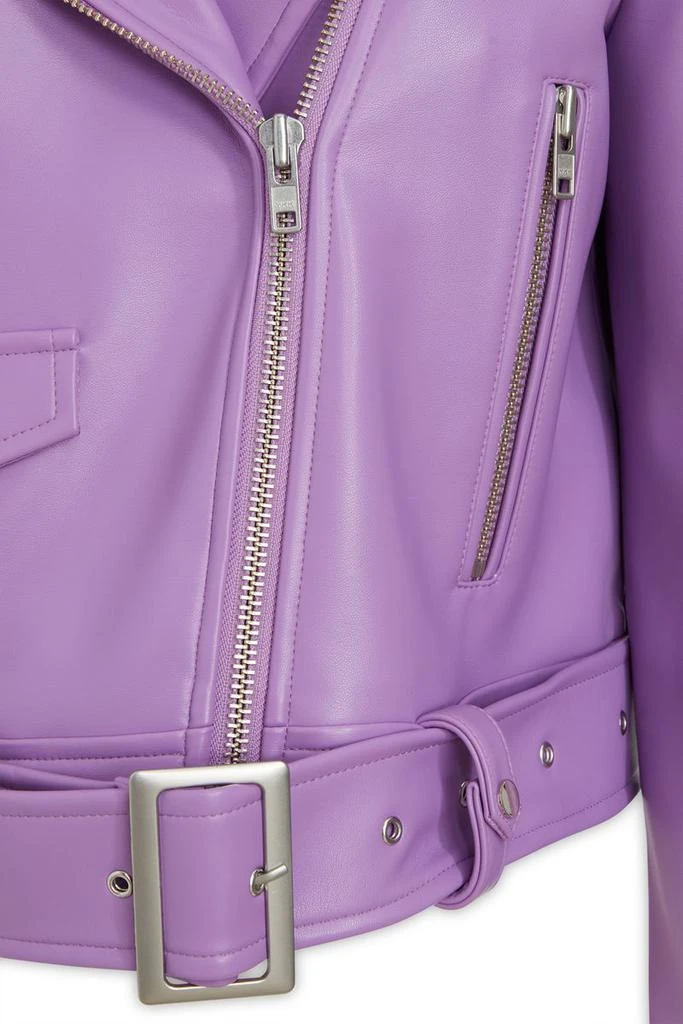 STAND STUDIO STAND STUDIO LILAC POLYURETHANE BLEND ESME JACKET 3