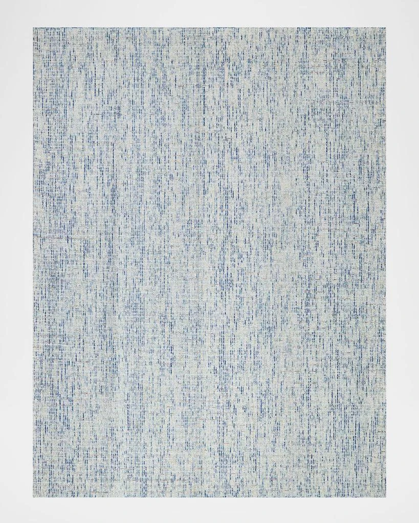 Exquisite Rugs Andora Hand-Tufted Blue/Ivory Rug, 9' x 12'' 1