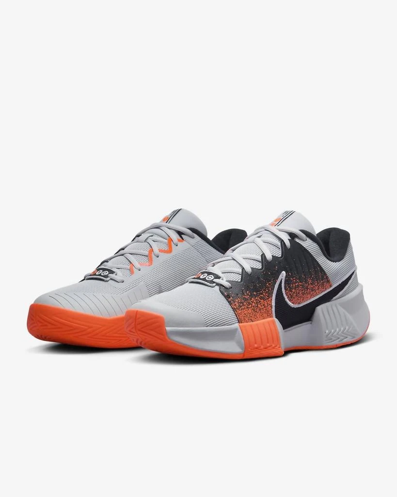 NIKE Men's Gp Challenge Pro Premium Hard Court Tennis Shoes In Pure Platinum / Black 5