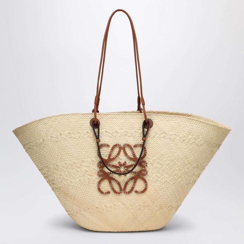 Loewe Large Anagram Basket tote in Iraca Palm