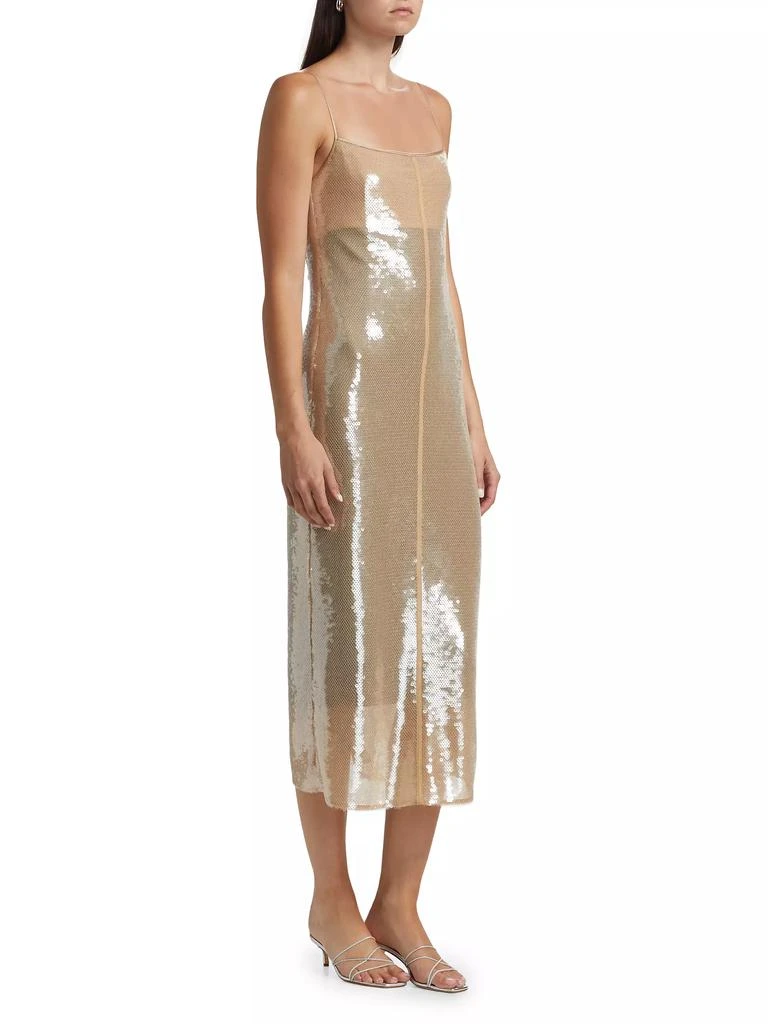 A.L.C. Danielle Sheer Sequined Slipdress 4