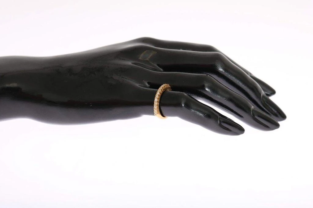 Nialaya Nialaya Gold Authentic Clear CZ Gold 925 Silver Ring 3
