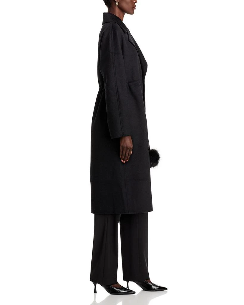 Adrienne Landau The Wool Blend Pom Pom Coat 4