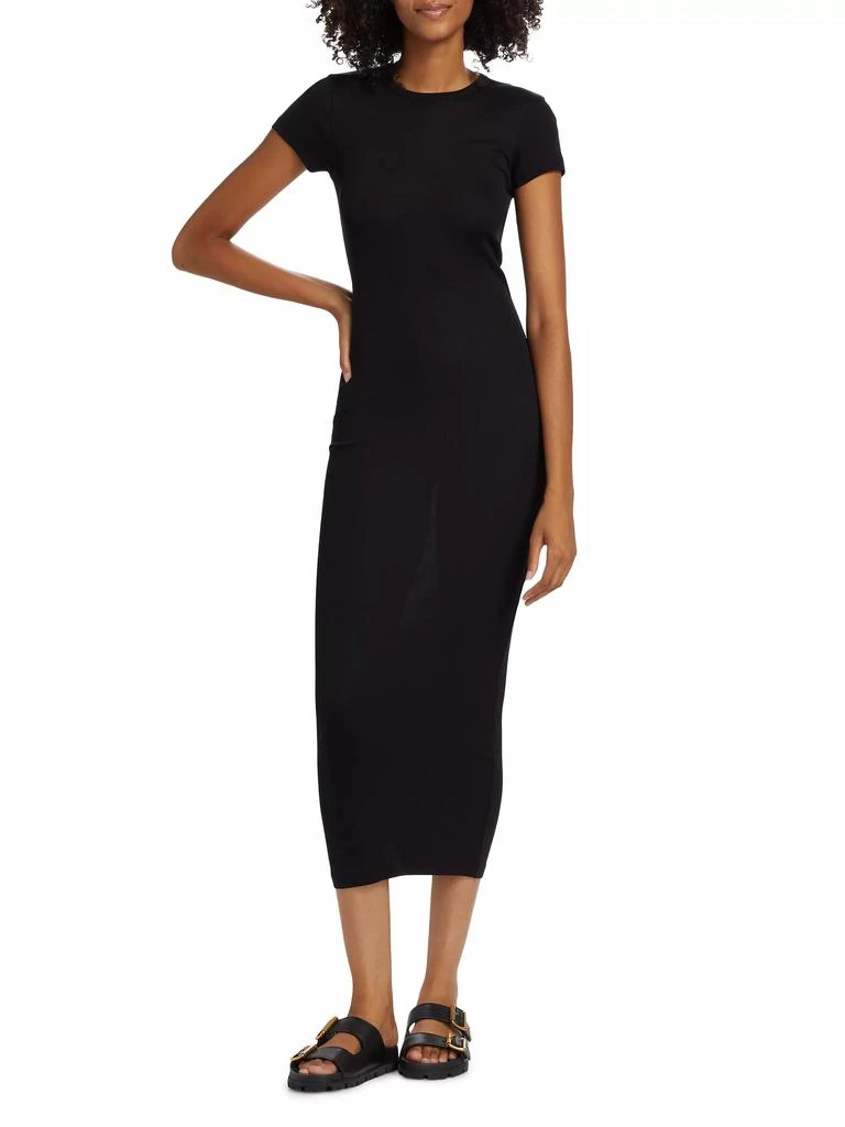 WARDROBE.NYC Cap-Sleeve Cotton Body-Con Dress 2