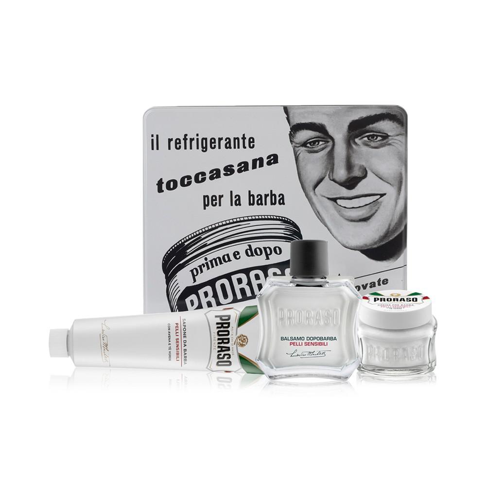 Proraso 4-Pc. Vintage Toccasana Tin Gift Set - Sensitive Skin Formula