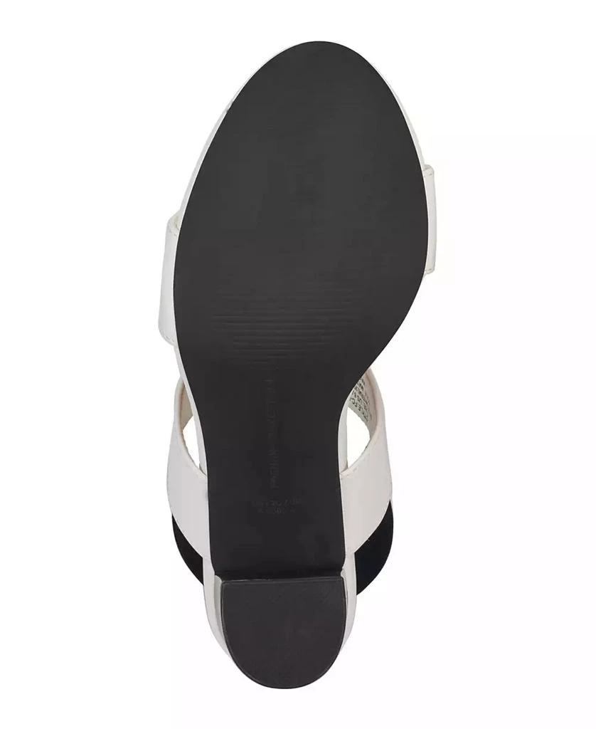 French Connection Women's Dakota Double Band Sling Back High Heel Sandals 5