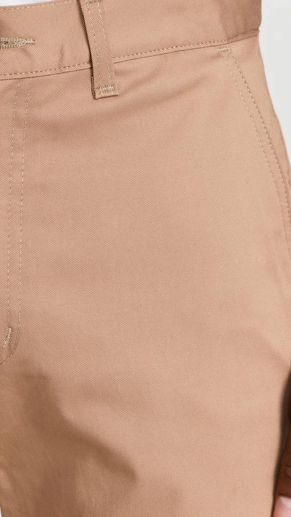Naked & Famous Straight Chino Beige Stretch Twill Trousers 5