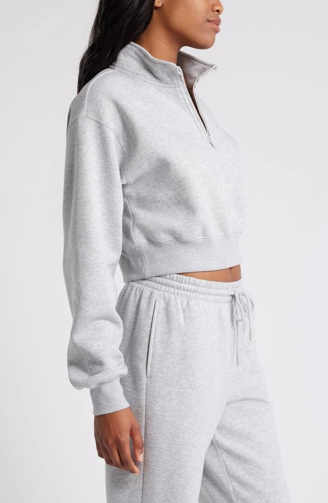 BP. Quarter Zip Fleece Detail Sweatshirt 4