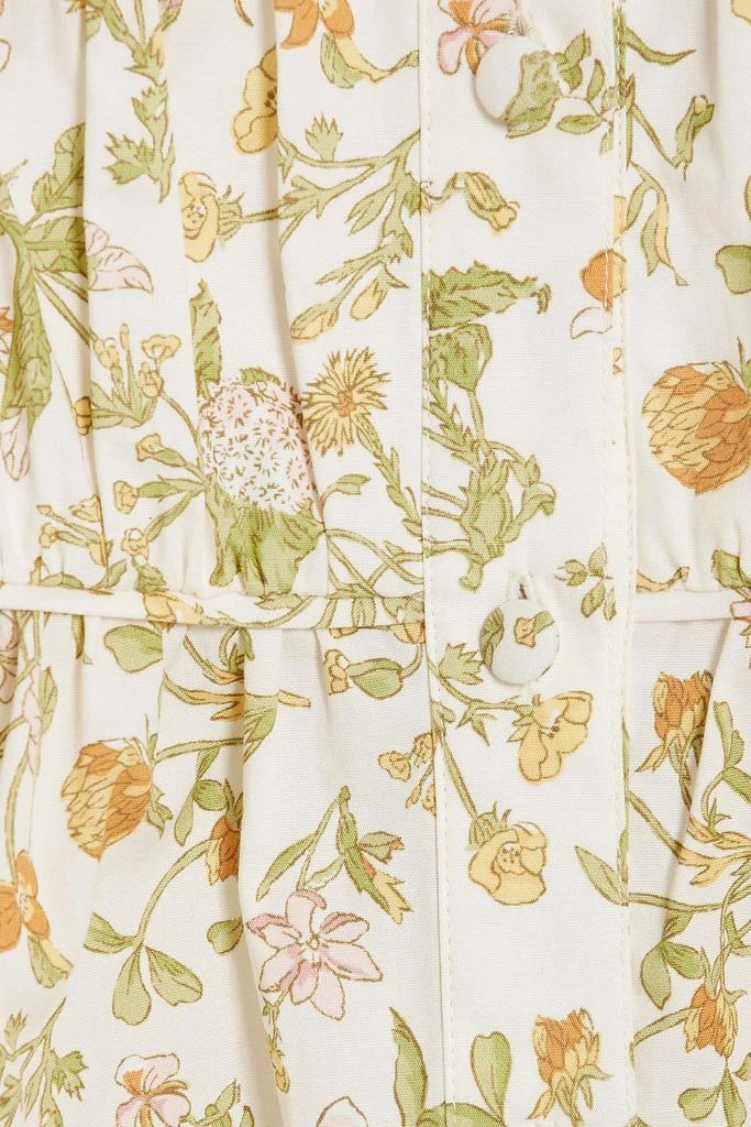 Derek Lam Maureen floral-print cotton-blend poplin top 4