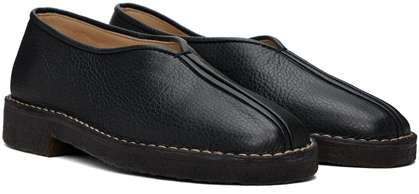 Lemaire Black Piped Slippers 4