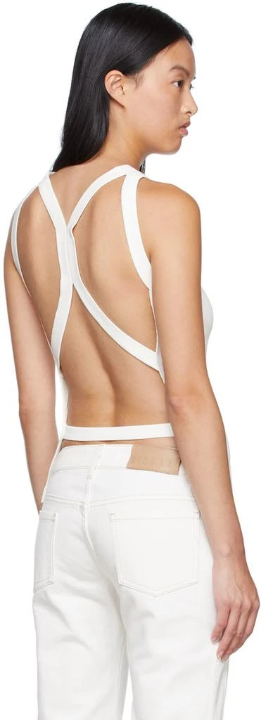 Dion Lee Off-White Organic cotton Tank Top 3