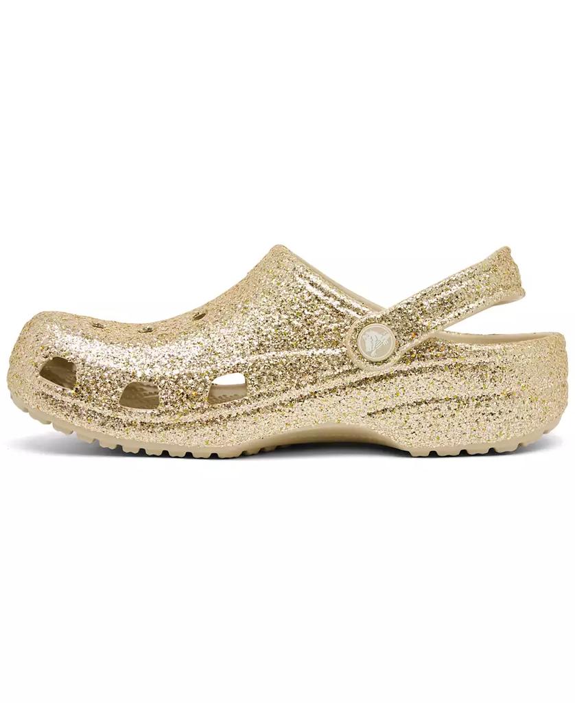 Crocs Little Girls Chunky Glitter Classic Clogs from Finish Line