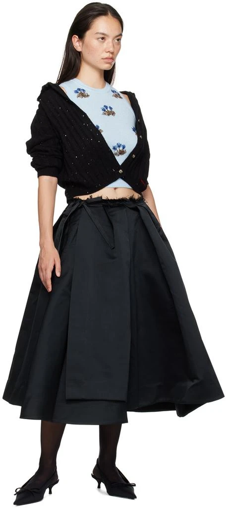 Shushu/Tong Black Sequins Cardigan 4