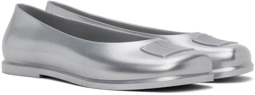 Marc Jacobs Silver Melissa Edition Ruby Ballerina Flats 4
