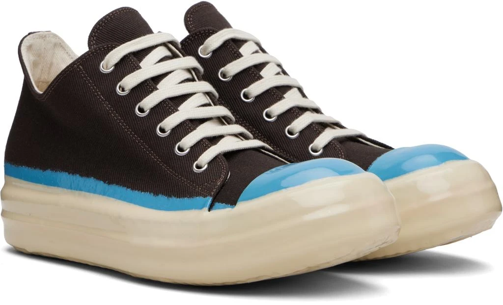 Rick Owens Brown Concordians Low Sneakers 4