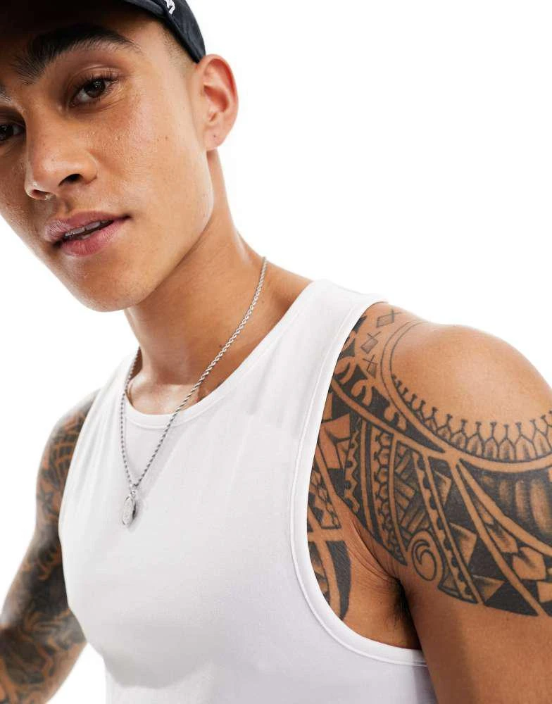 Weekday Weekday standard fit vest tank top in white 2