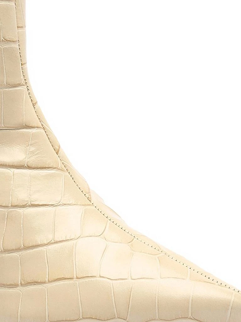 Schutz Maryana Crocodile-Embossed Leather Knee-High Boots 5