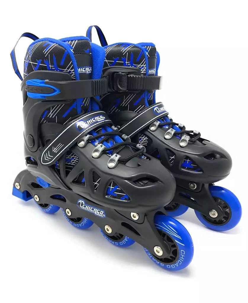 Chicago Skates Chicago Adjustable Inline Training Skate 8pc Combo Set - Size S (J10-J13) 12
