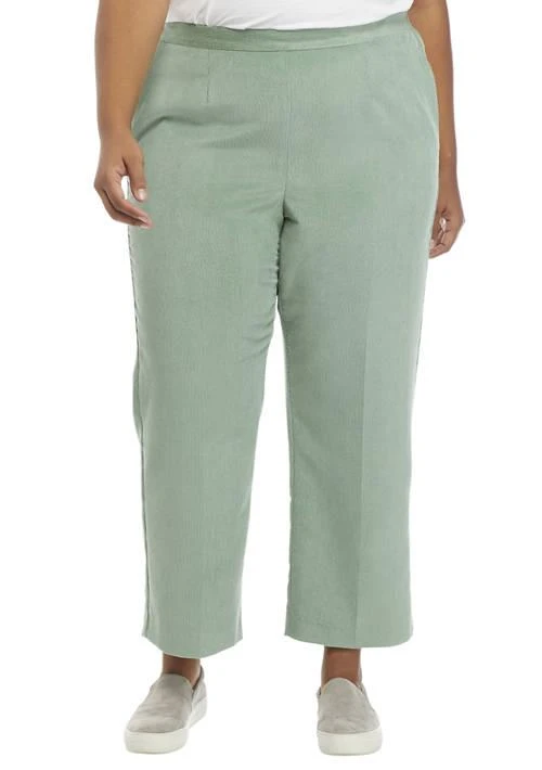 Alfred Dunner Dunner Plus Size Corduroy Pants 1