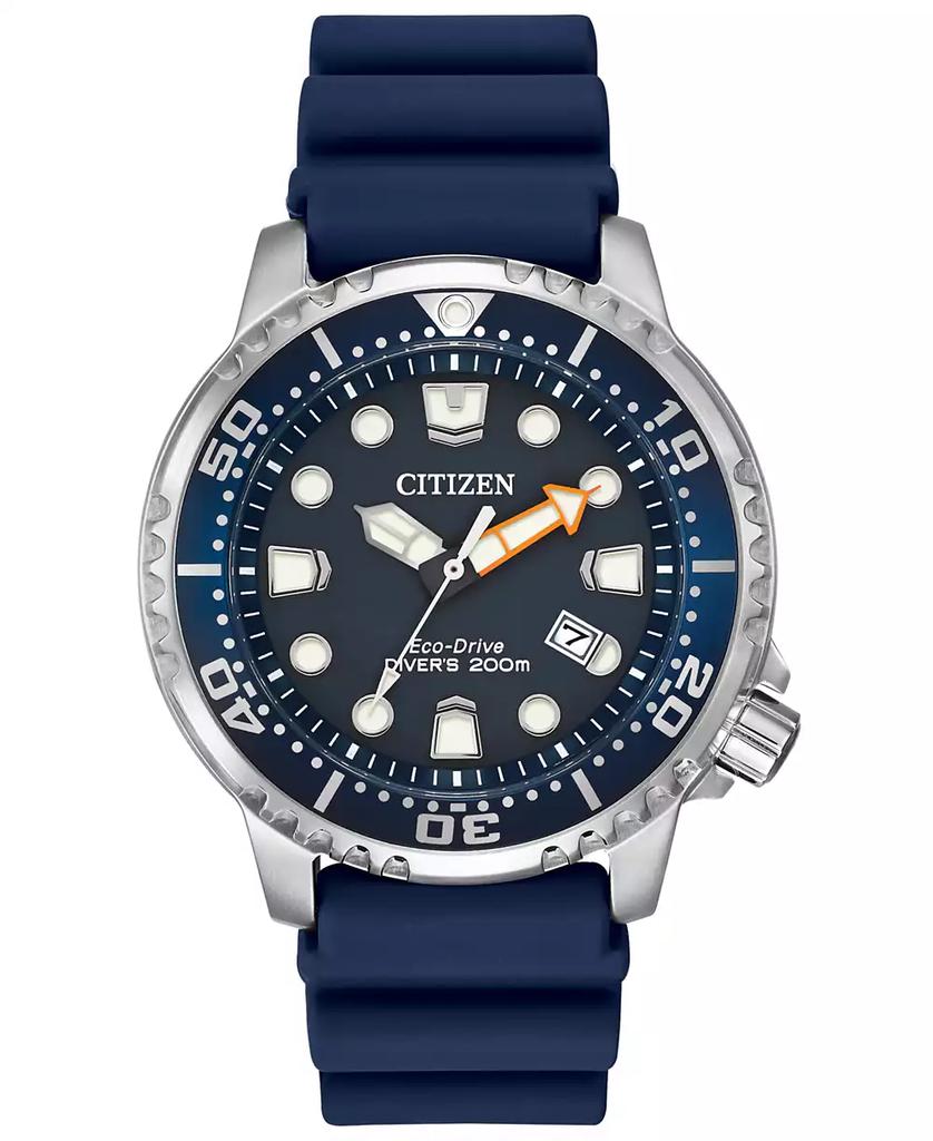 Citizen Men's Eco-Drive Promaster Diver Blue Strap Watch 42mm BN0151-09L