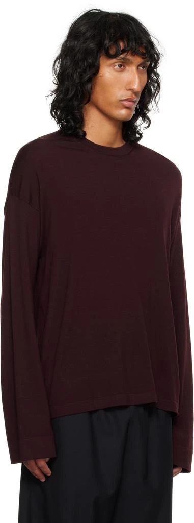 The Row Burgundy Belfast T-shirt 2
